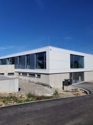 Sozialstation Oberndorf neues Gebäude Frontansicht